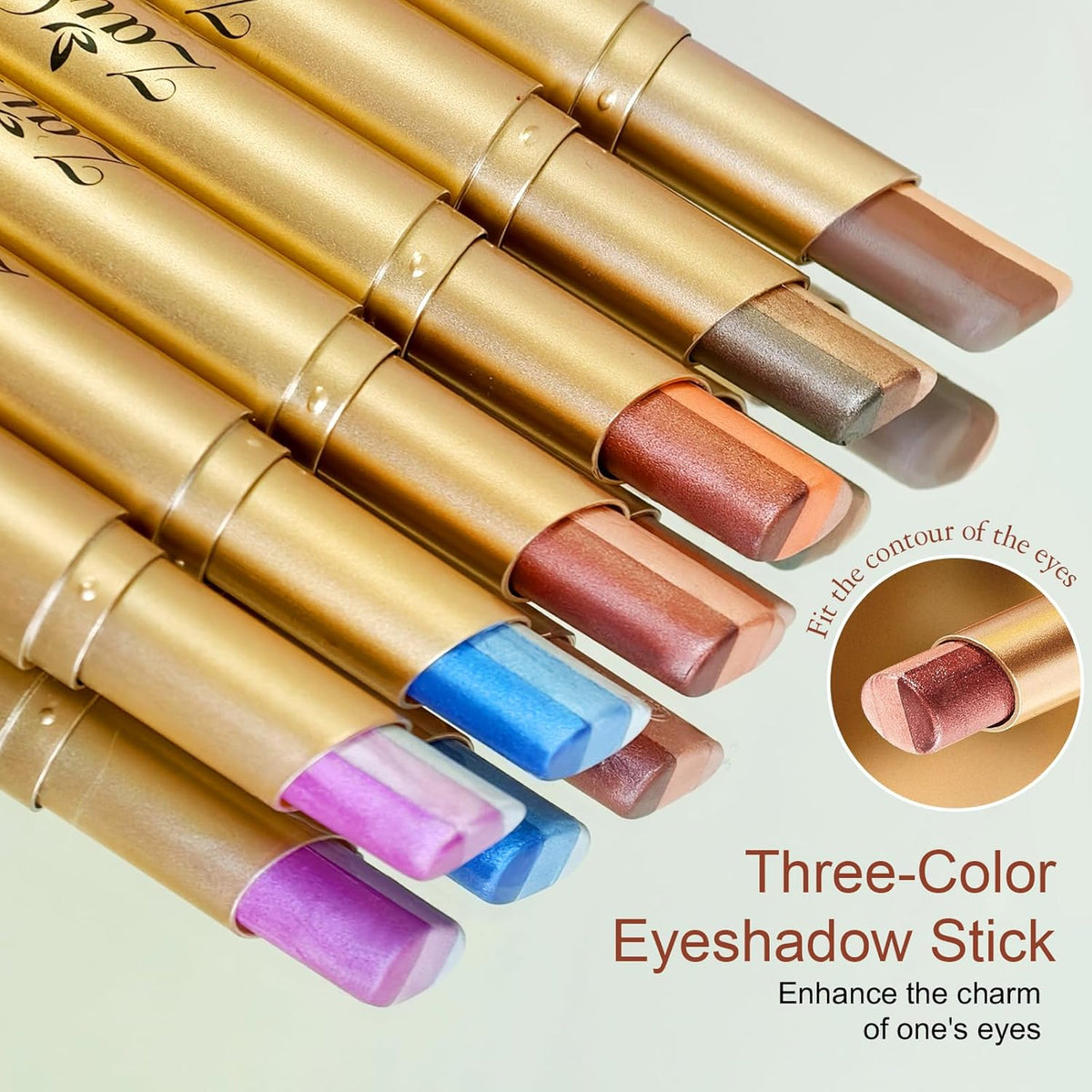 ✨3 Color Eyeshadow Stick👁️✨(Buy 1 Get 1 Free)